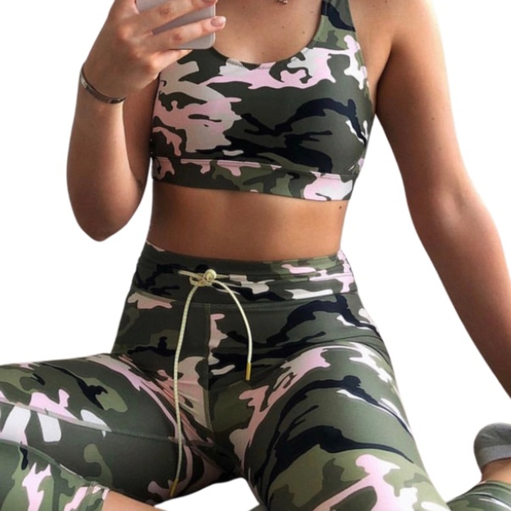 The Upside x SoulCycle Camo Leggings Size M